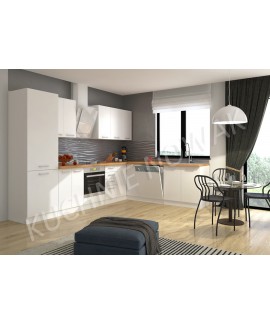 Zestaw mebli kuchennych Sara IV Eko White 310 x 230 cm