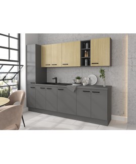 Meble kuchenne Nessa/ Scandi 260 cm III
