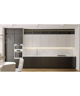 Meble kuchenne Como black/ white