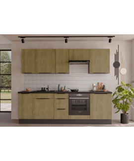 Meble kuchenne Cremona Antracyt  260 cm