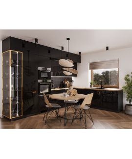 Meble kuchenne akryl zmontowane Milano