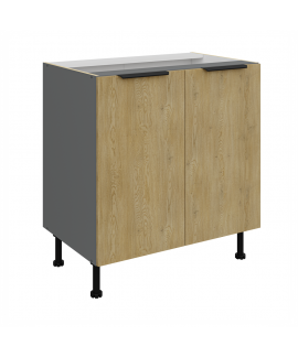 SZAFKA KUCHENNA CREMONA ANT 80 D 2F BB