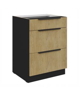 SZAFKA KUCHENNA CREMONA BL 60 D 3S  BB