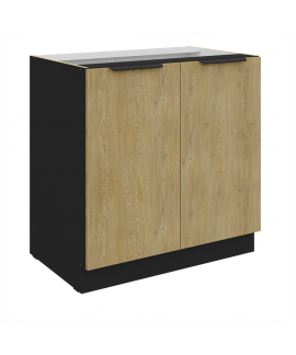 SZAFKA KUCHENNA CREMONA BL 80 D 2F  BB