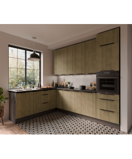 Meble kuchenne Cremona Antracyt  210 x 275 cm