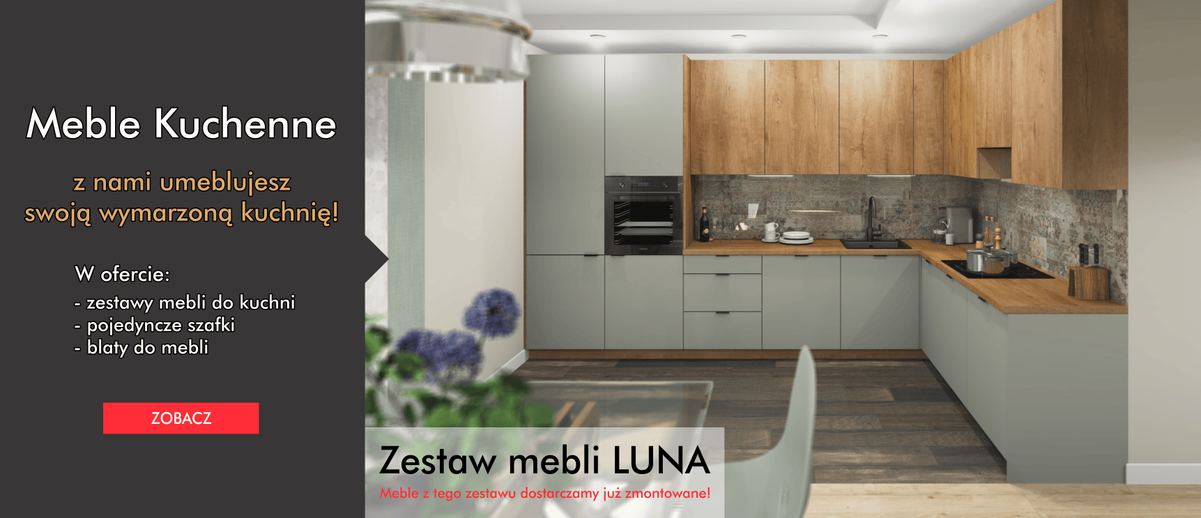 Meble kuchenne zmontowane